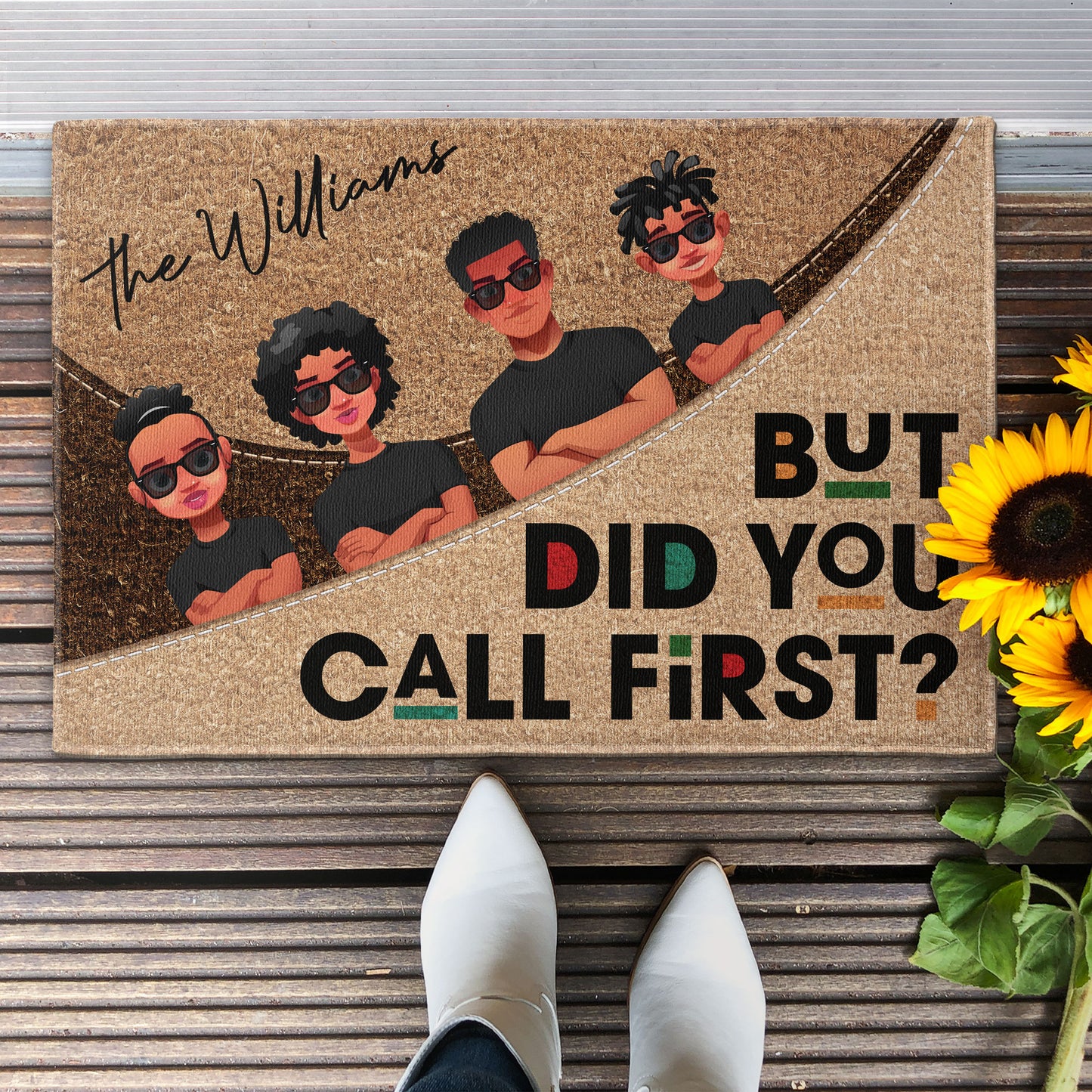 Home Decor But Did You Call First - Personalized Doormat