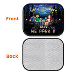 Home Is Where We Park It - Custom Car Side Window Sun Shade