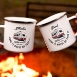 Home Is Where We Park It - Personalized Mug