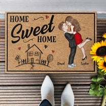 Home Sweet Home - New Version - Personalized Doormat