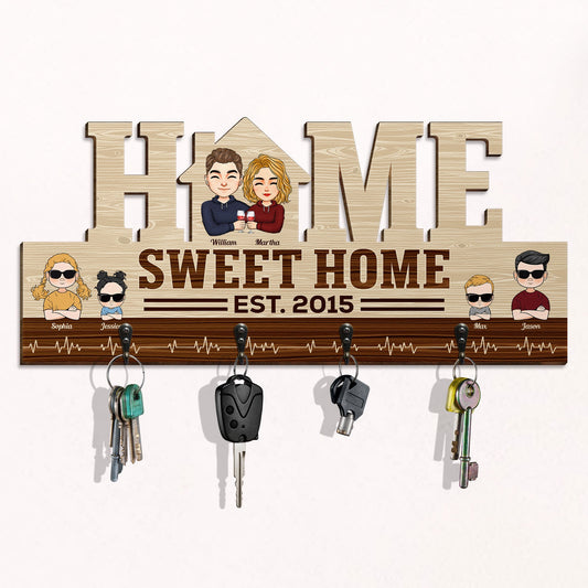 Home Sweet Home - Personalized Custom Key Holder