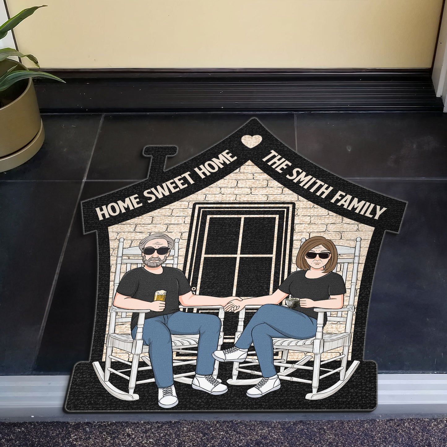 Home Sweet Home - Personalized Doormat