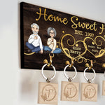 Home Sweet Home - Personalized Key Hanger