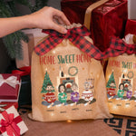 Home Sweet Home - Personalized Lighted Burlap Sack