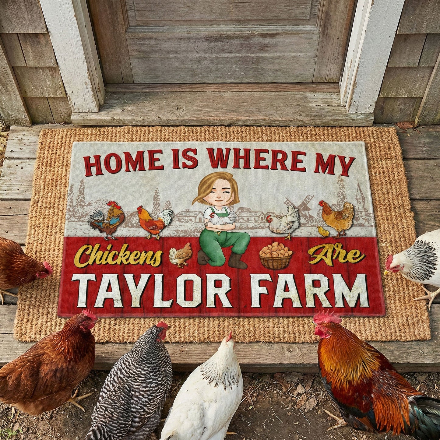 Home_Is_Where_My_Chickens_Are_Personalized_Doormat_2