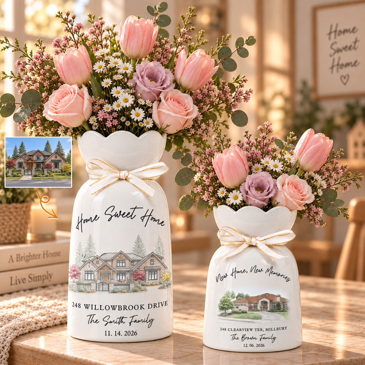 Home-Sweet-Home-Custom-Photo-Watercolor-New-Home-Gift-For-Couple-Family-Personalized-Vase-1