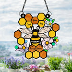 Honeycomb - Personalized Window Hanging Suncatcher Ornament