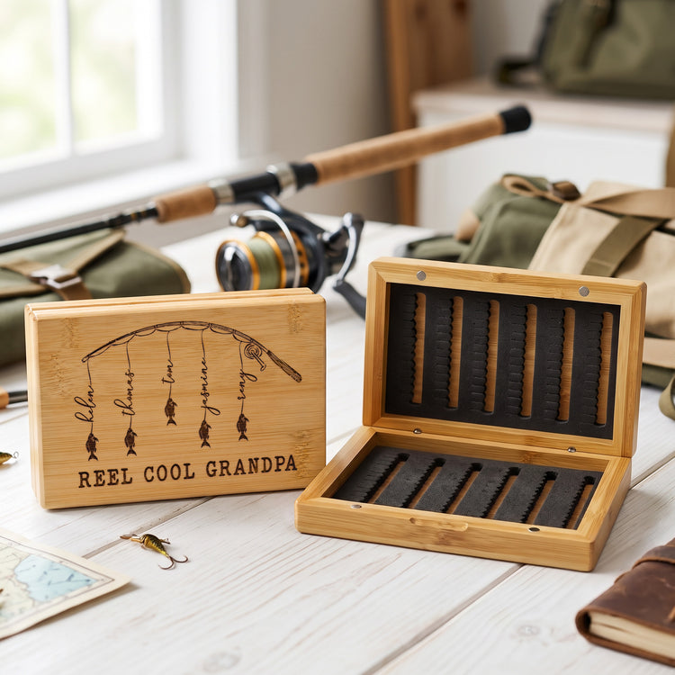 Hooked-On-Grandpa,-Papa,-Dad--Personalized-Fly-Box-1