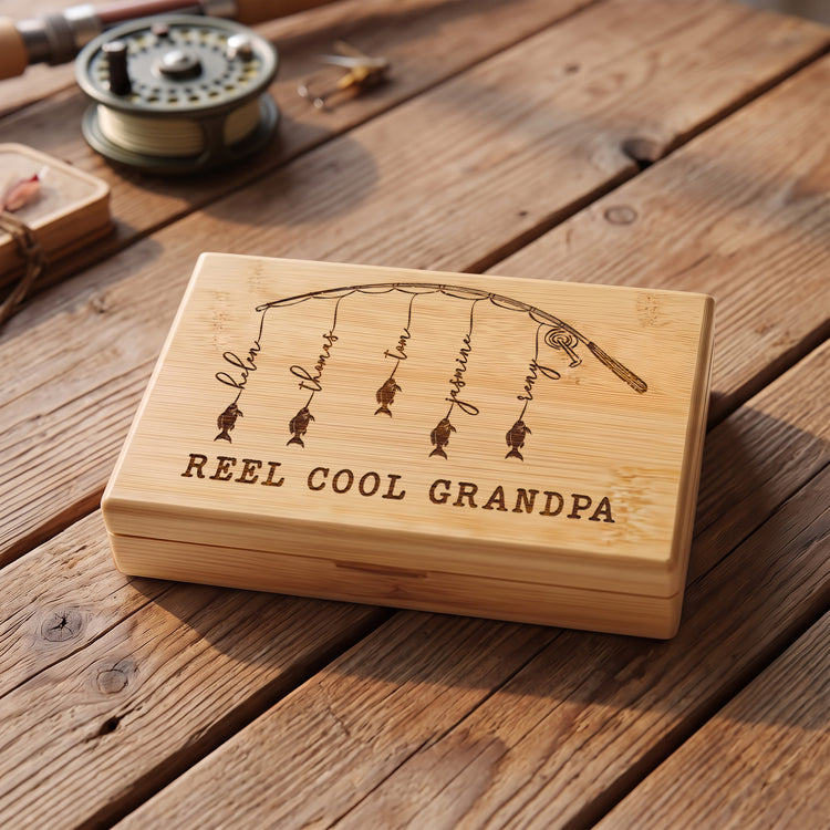Hooked-On-Grandpa,-Papa,-Dad--Personalized-Fly-Box-3