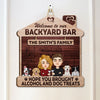 Hope You Brought Alcohol &amp; Pet Treats - Personalized Custom Shaped Wood Sign