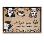 Hope You Like Dogs - Personalized Doormat
