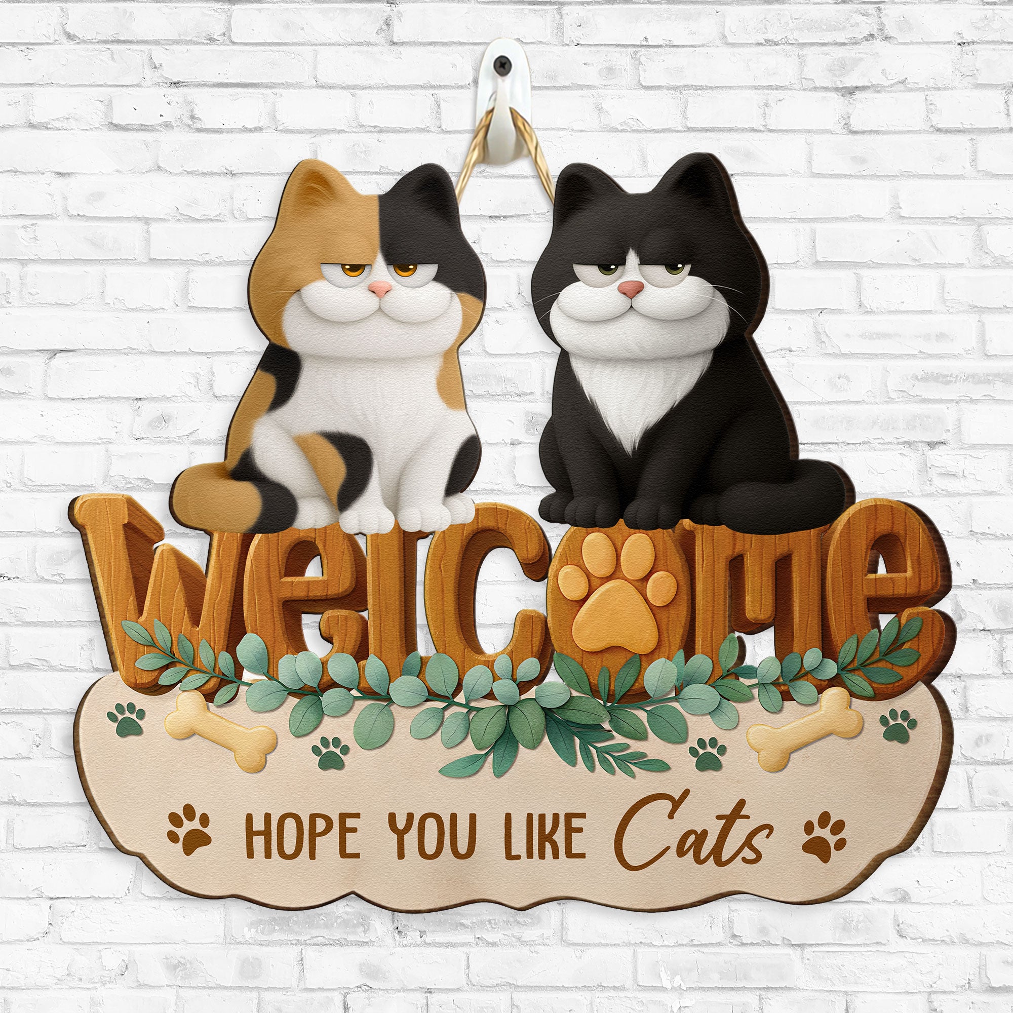 Hope You Like Dogs - Personalized Wood Sign