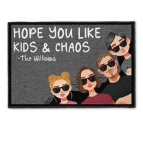 Hope You Like Kids And Chaos - Personalized Doormat