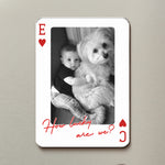 How Luck We Are - Custom Couples, Family, Pet Photos - Personalized Acrylic Photo Magnet