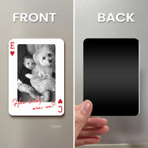 How Luck We Are - Custom Couples, Family, Pet Photos - Personalized Acrylic Photo Magnet