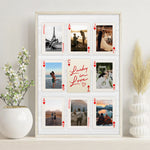 How Lucky Are We Playing Card Couple Custom Romantic Photo - Personalized Photo Poster