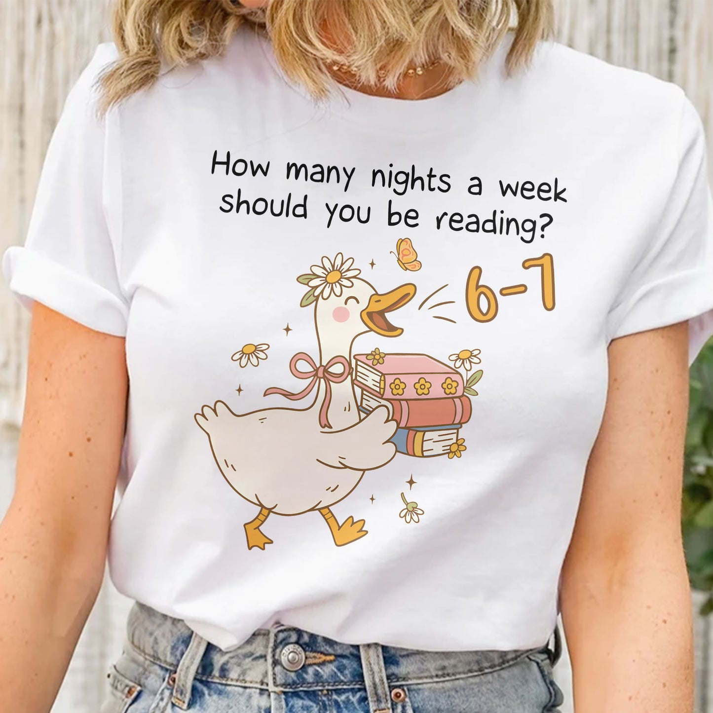How Many Nights A Week Should You Be Reading 6-7 - Personalized Shirt