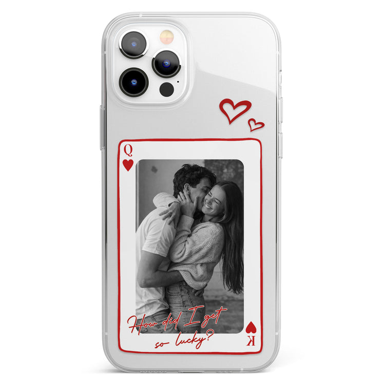 How-Lucky-We-Are-King-&-Queen-Custom-Couples-Photo-Matching-Clear-Phone-Case-For-Him,-Her-Personalized-Phone-Case-2