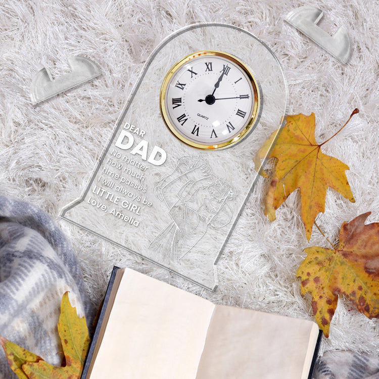 How-Much-Time-Passes,-I-Will-Always-Be-Your-Little-Girl,-Boy-Personalized-Desk-Clock-4
