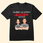 Hubby & Wifey - Personalized Matching Couple Shirts