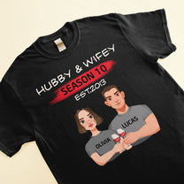 Hubby & Wifey - Personalized Matching Couple Shirts