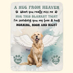 Hug From Heaven - Personalized Photo Blanket