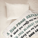 Hug From Heaven - Personalized Photo Blanket