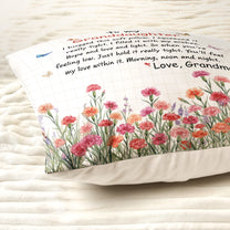 Hug This Pillow Wild Flower Gift For Kid Daughter Granddaughter - Personalized Pillow (Insert Included)