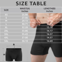 Huge Gift Christmas Version Gift For Husband, Boyfriend - Personalized Men's Boxer Briefs