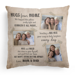 Hugs From Home - Personalized Photo Pillow (Insert Included)