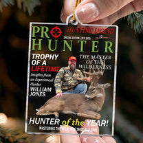 Hunter Of The Year! - Personalized Acrylic Ornament