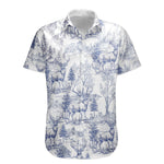 Hunting Fishing Camping Hiking Kayaking Toile De Jouy - Personalized Hawaiian Shirt