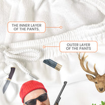 Hunting Funny Gift For Men - Personalized Photo Sweatpants, Lounge Pants With Pockets