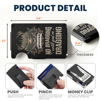 Hunting Solves Most Of My Problems - Personalized Metal Card Holder