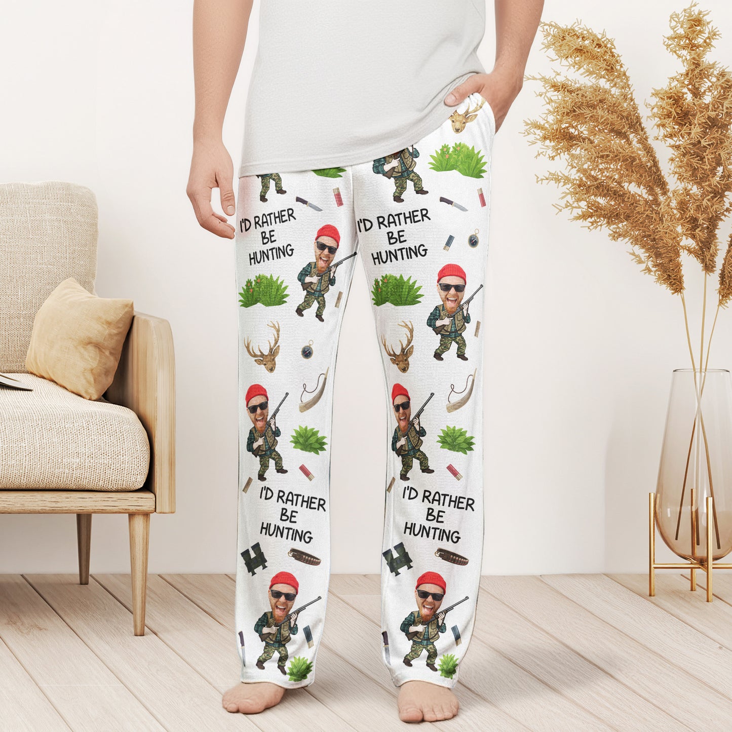 Hunting-Funny-Gift-For-Men-Personalized-Photo-Sweatpants,-Lounge-Pants-With-Pockets-1