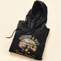 Husband And Wife Travel Partners For Life - Personalized Shirt