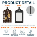 Husband & Wife Travel Partners For Life - Personalized Photo Luggage Tag