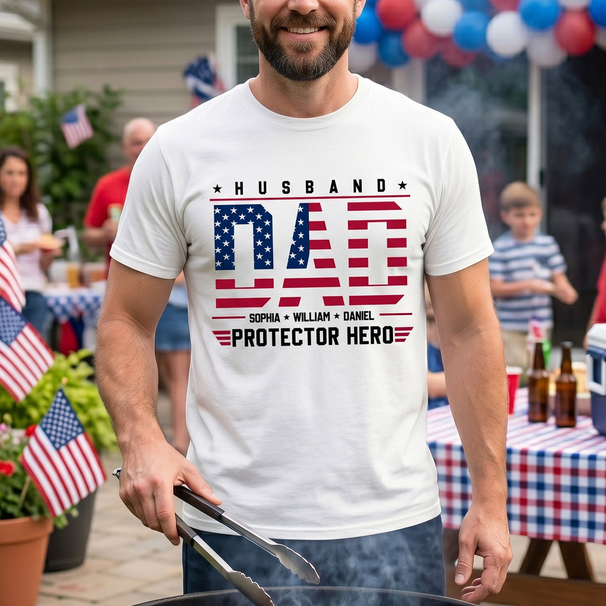 Husband-Dad-Hero-Usa-Flag-Gift-For-Dad-Grandpa-Patriotic-Dad-Personalized-Shirt-1