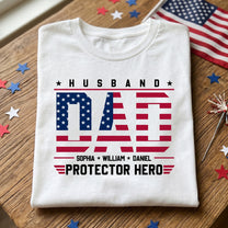Husband-Dad-Hero-Usa-Flag-Gift-For-Dad-Grandpa-Patriotic-Dad-Personalized-Shirt-2