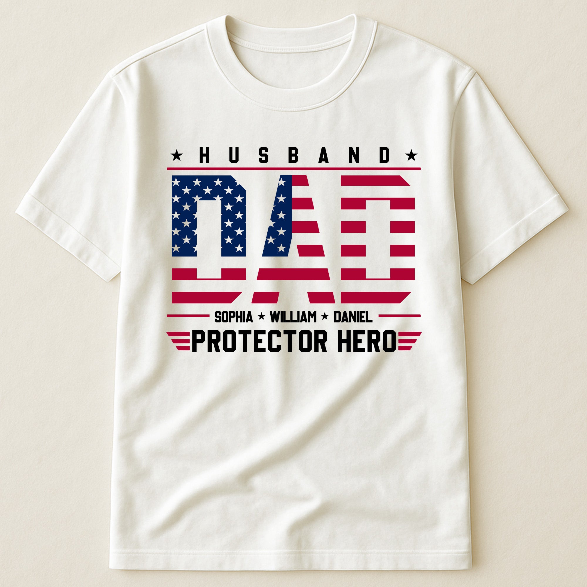 Husband-Dad-Hero-Usa-Flag-Gift-For-Dad-Grandpa-Patriotic-Dad-Personalized-Shirt-4