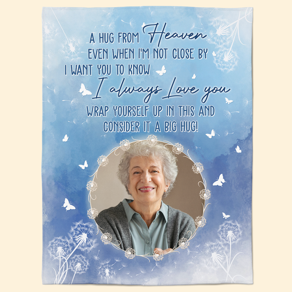 I Always Love You - Personalized Photo Memorial Blanket