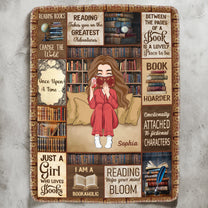 I Am A Bookaholic - Personalized Blanket