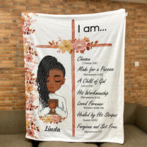 I Am A Child Of God Bible Verse - Personalized Blanket