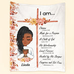 I Am A Child Of God Bible Verse - Personalized Blanket
