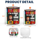 I Am A Child Of God Christian Kids Bible Quotes - Personalized Storage Basket