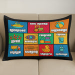 I Am A Child Of God Colorful Letter - Custom Quilt Set