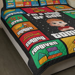 I Am A Child Of God Colorful Letter - Custom Quilt Set