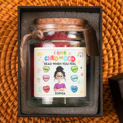 I Am A Child Of God - Read When You Feel - Personalized Bible Verse Jar