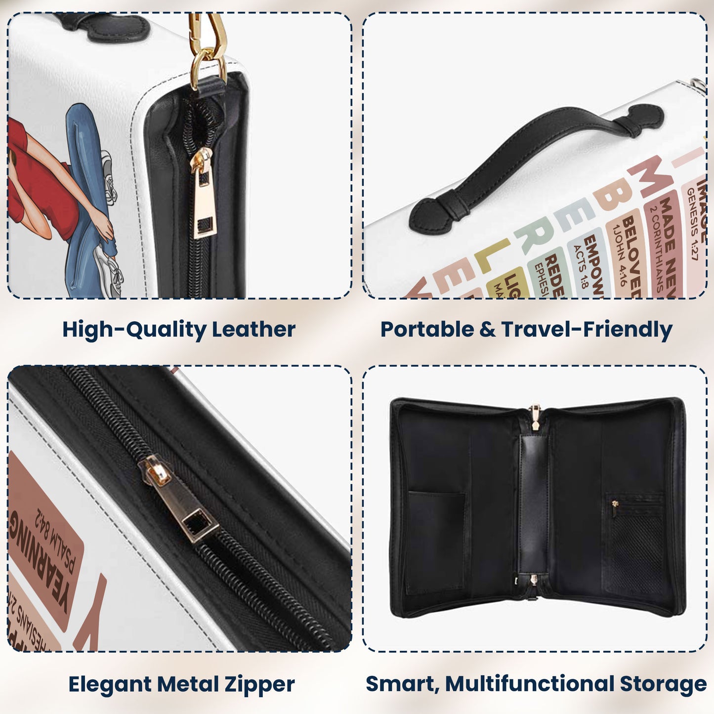 I Am Affirmation - Personalized Bible Cover