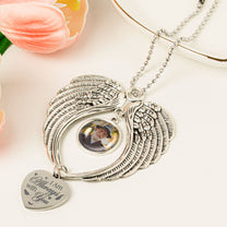I Am Always With You - Custom Angel Wings Photo Ornament